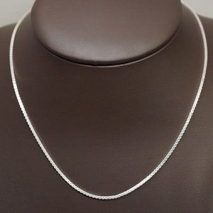 Sterling Silver (.925) 16" Fancy Double Box Chain